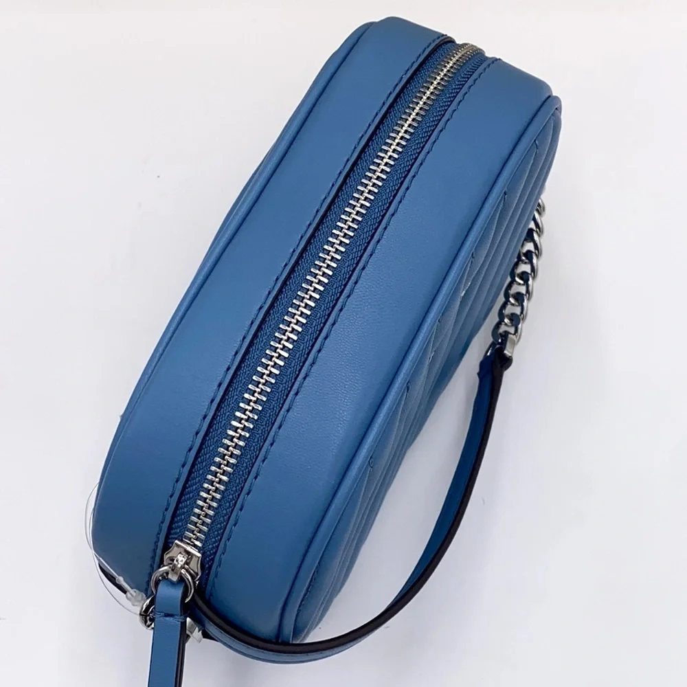 MICHAEL KORS ROSE SM OVAL CAMERA XBODY SKY BLUE - Picture 4 of 16